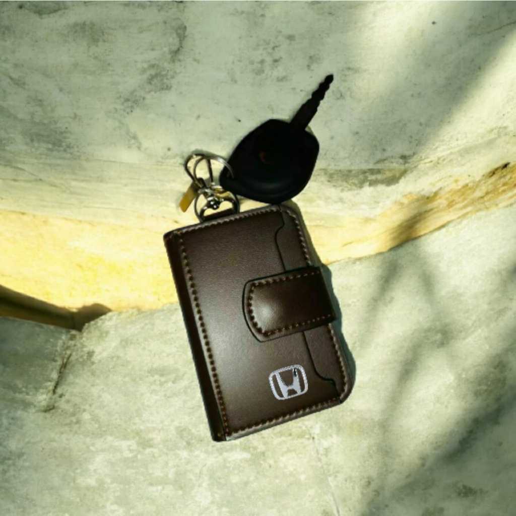 Dompet STNK Mobil HONDA Mewah Elegan/ Gantungan Kunci/ E-Toll Brio Jazz CRV BRV dll