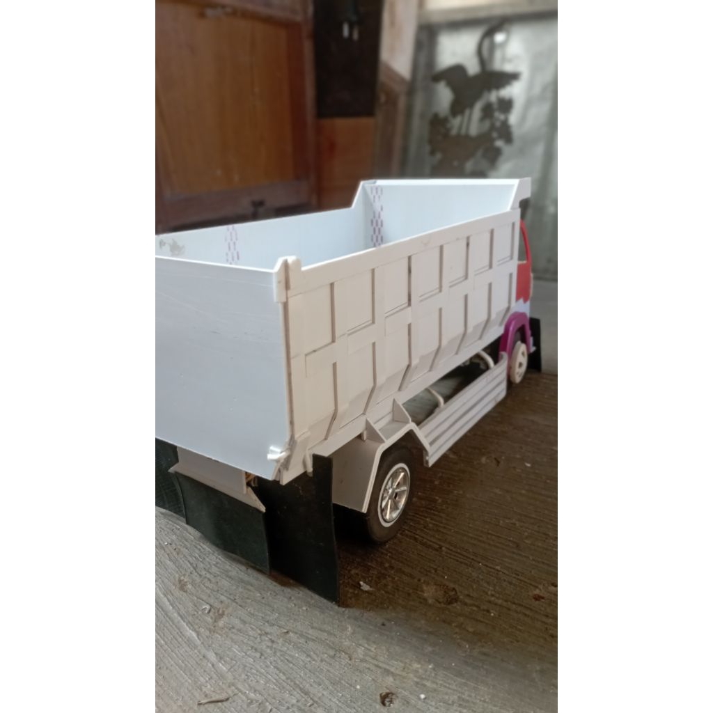 bak truk plastik full pvc +slebor +pengaman+ karpet +dudukan dump