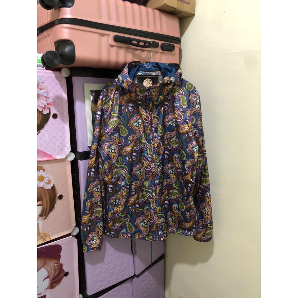 ZipHoodie Pretty Green Paisley