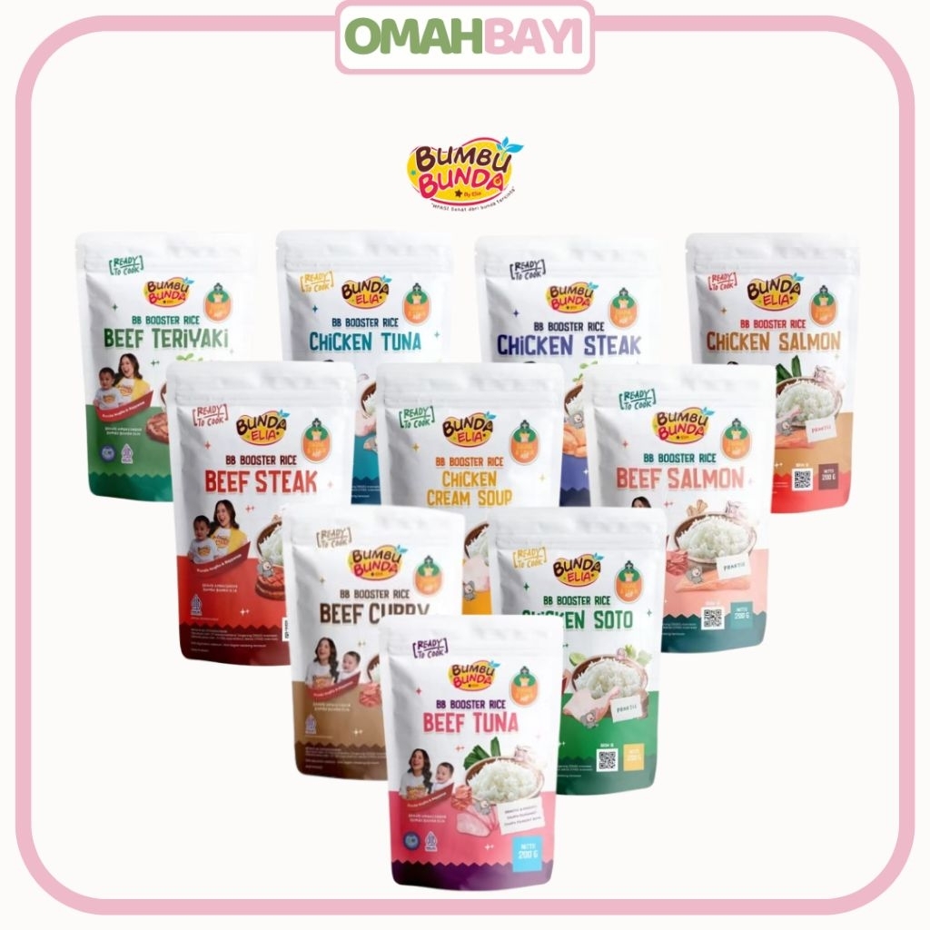 OMAHBAYI - Bumbu Bunda Elia BB Booster Rice 200 G / Bumbu Bunda Elia