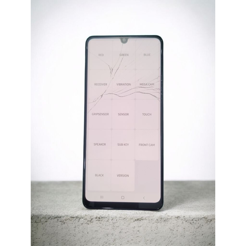 LCD Set Frame Samsung A31, SM A315 Original Copotan Minus