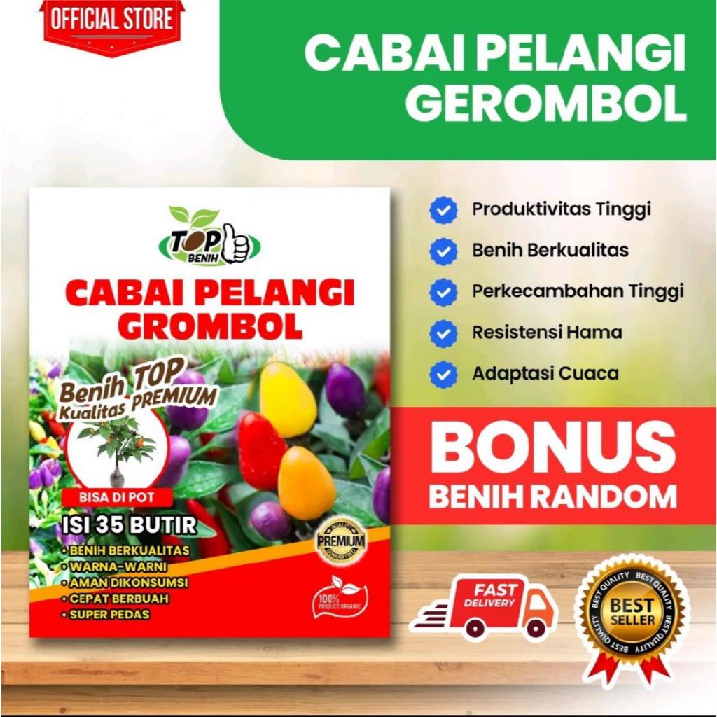 Tanaman Cabe Pelangi / Benih Cabe Pelangi Grombol - Kualitas Premium