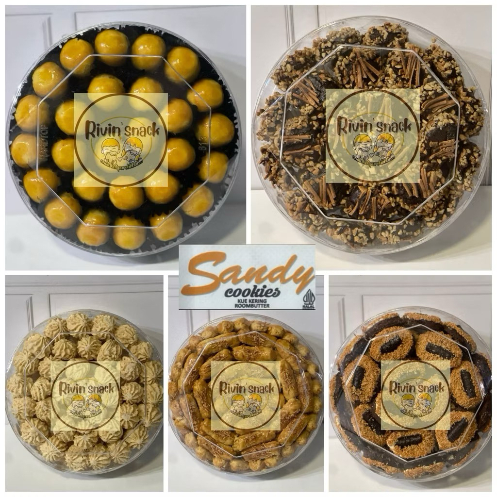 SANDY COOKIES PREMIUM (GOLD) EXP PANJANG (TOPLES TANGGUNG TIN TANGGUNG (NASTAR / KASTENGEL / PUTRI S