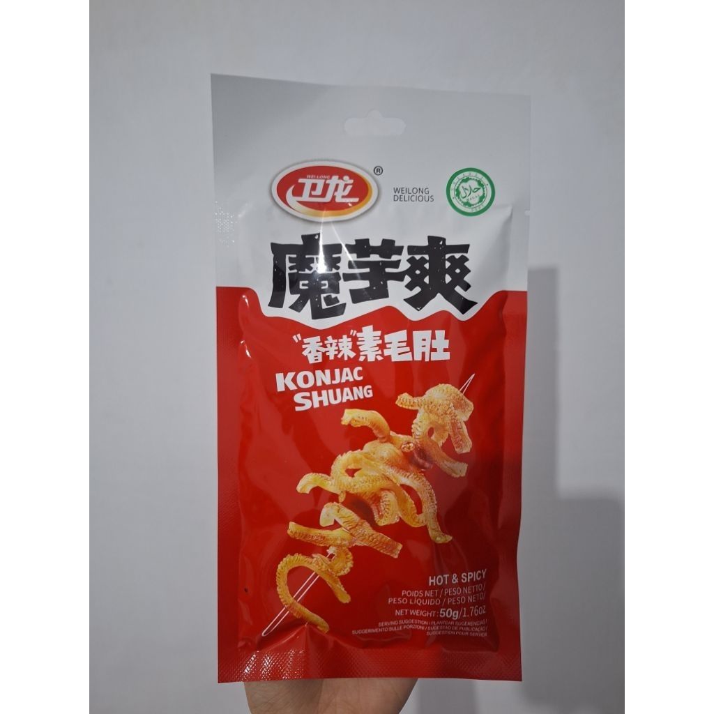 Weilong Konjac Shuang Snack Halal Vegetarian 50 gr