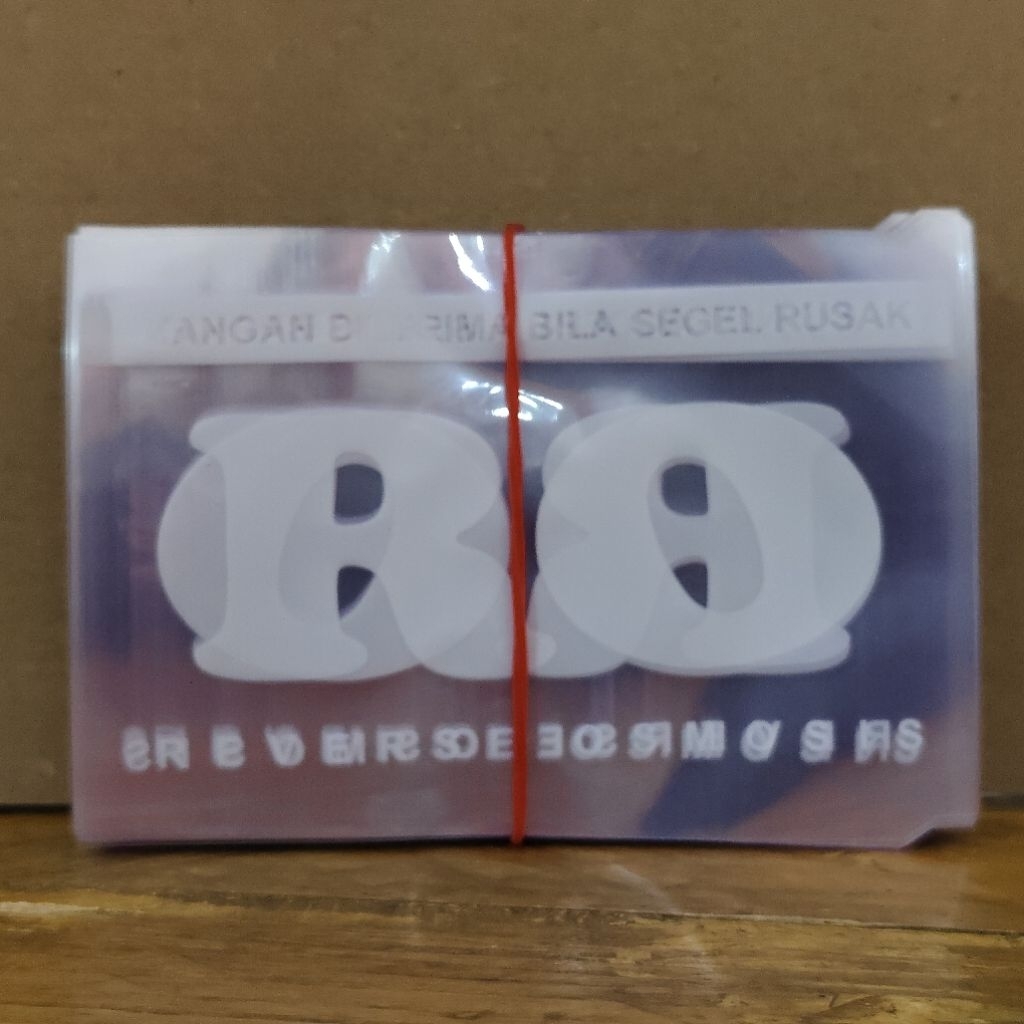 Segel Galon RO Transparan / Bening Tulisan Putih 200 Pcs