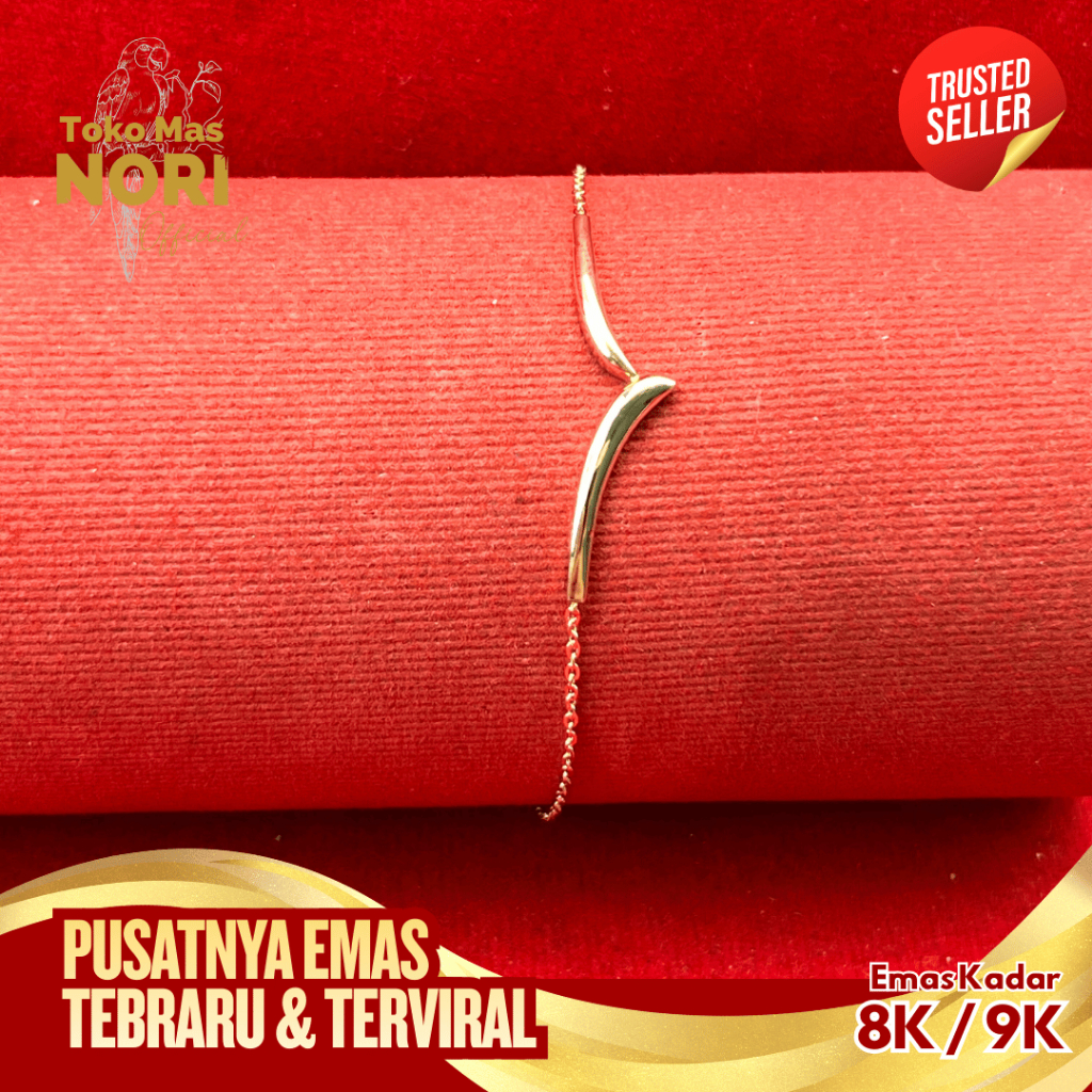 GELANG FUJI SERUT - EMAS 8K - TOKO MAS NORI SEMARANG