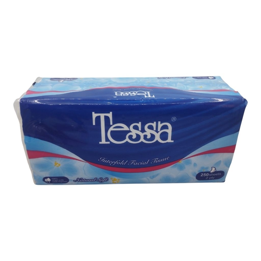 TISU TESSA - TISU WAJAH TESSA BIRU