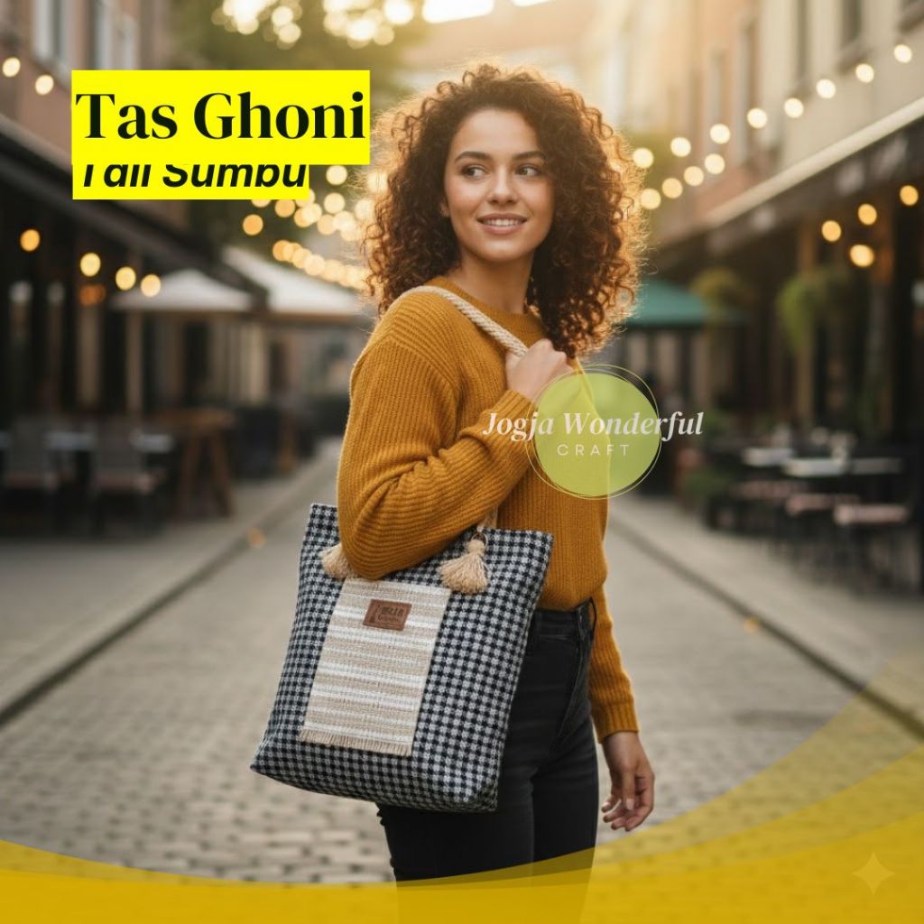 JOGJA WONDERFUL / Tas Mukena Wanita ghoni Tas jinjing/Tali Sumbu Khas Jogja