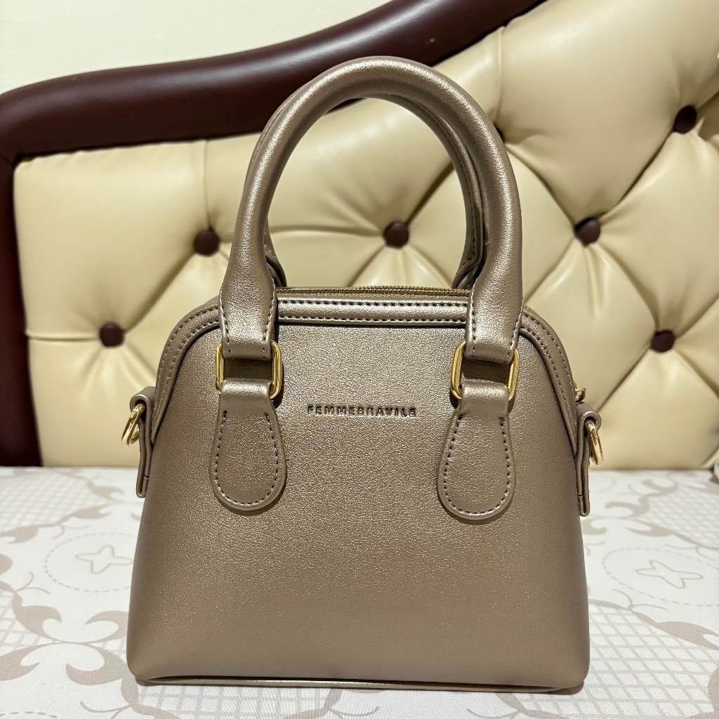 PRELOVED Sling Bag Femmebravile Femo Mini Plus Bronze