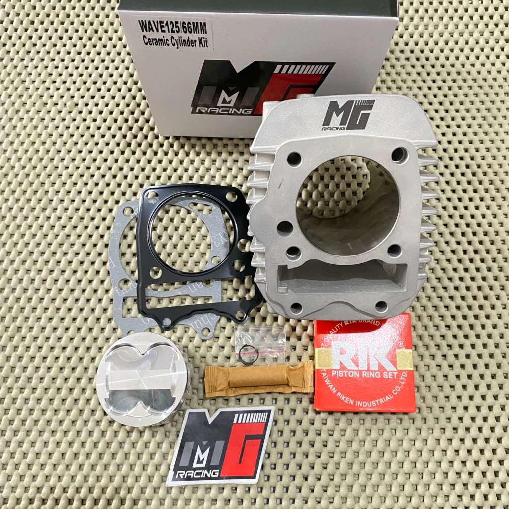 CYLINDER BLOK BORE UP SUPRA X 125 KARISMA 66MM MG RACING FORGED