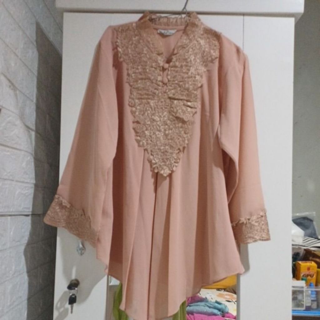 kebaya aplikasi bordir pl