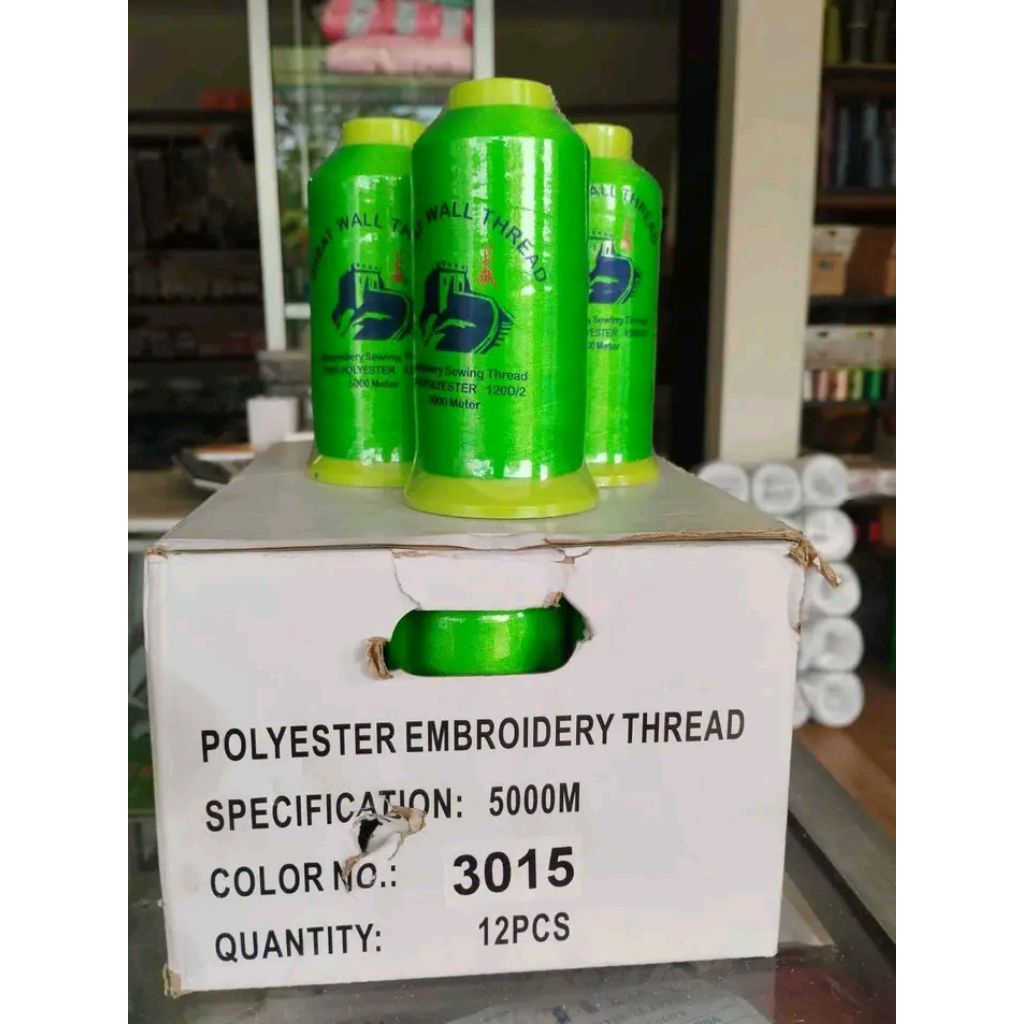 benang bordir great wall