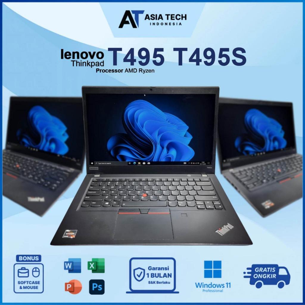 Laptop Lenovo Thinkpad T495 T495S AMD Ryzen 7 | 5 | 3 Pro RAM 16GB SSD BERGARANSI MURAHHH