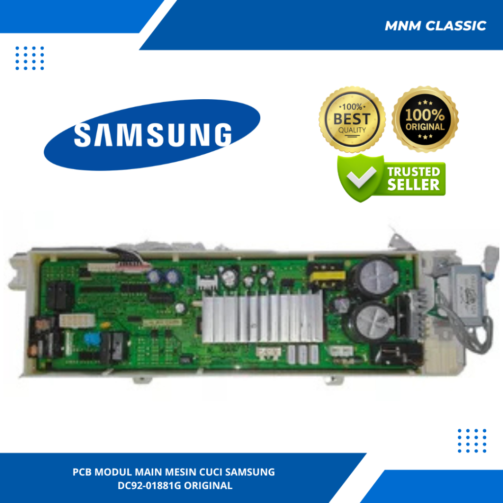 PCB MODUL MAIN MESIN CUCI SAMSUNG DC92-01881G WW75K5210YW ORIGINAL