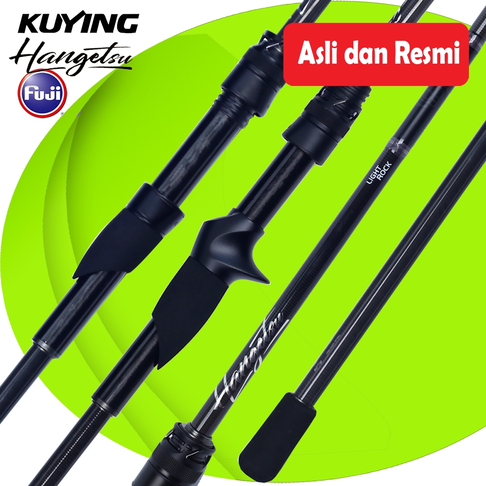 KUYING HANGETSU 236cm 247cm 254cm Spinning Casting Joran Pancing Fishing Rod Super Fast FUJI Karbon