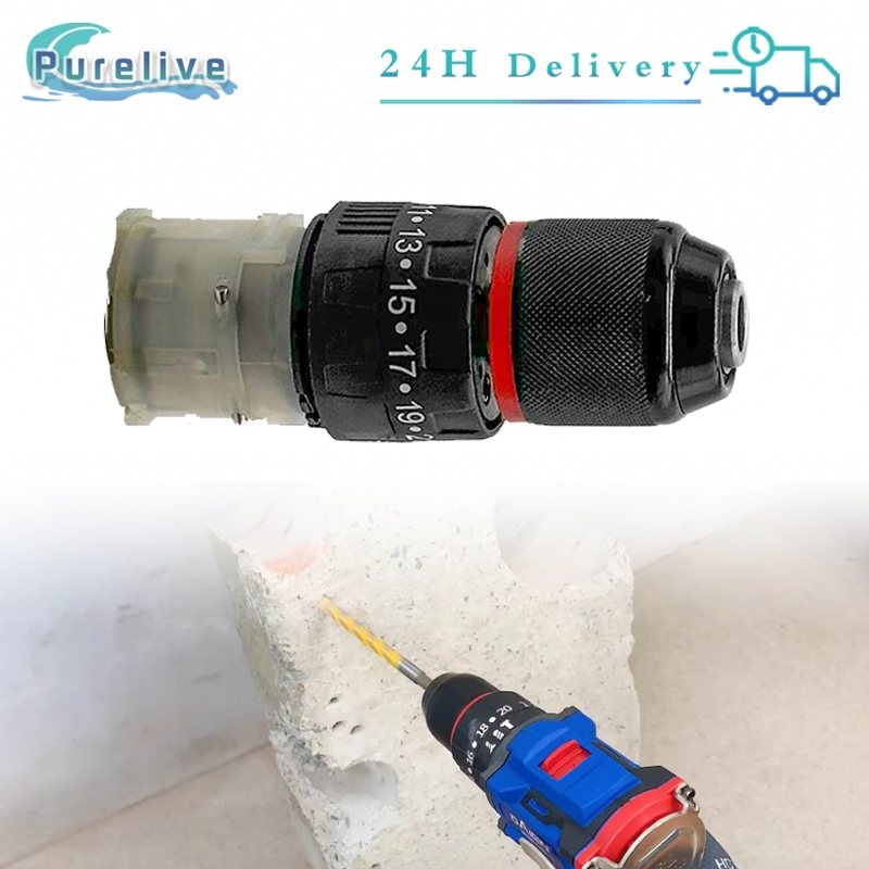 Gear Box Bor Baterai Rakitan Bor Lithium Ion Kecepatan Ganda Dengan 12Gigi