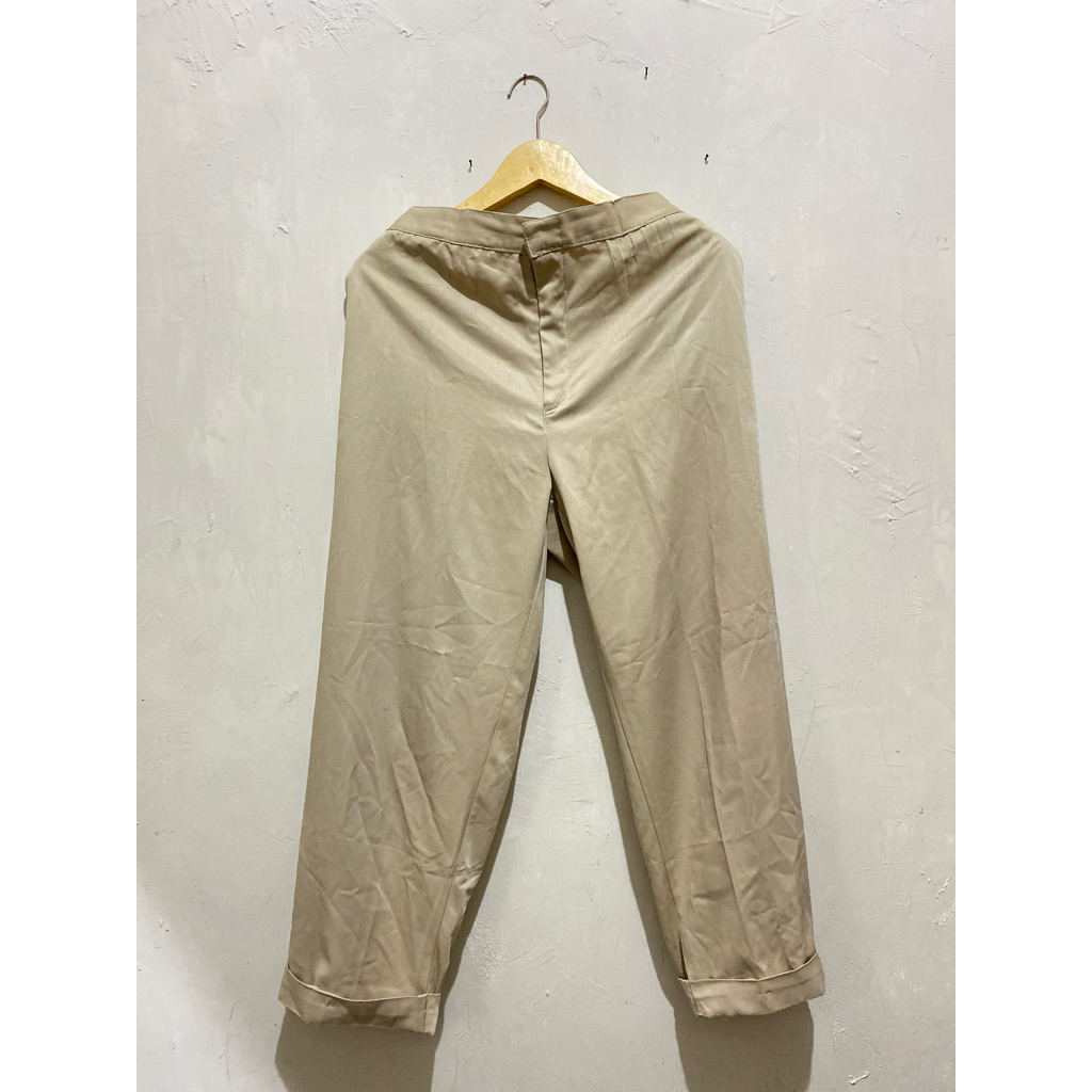 celana kulot wanita cream