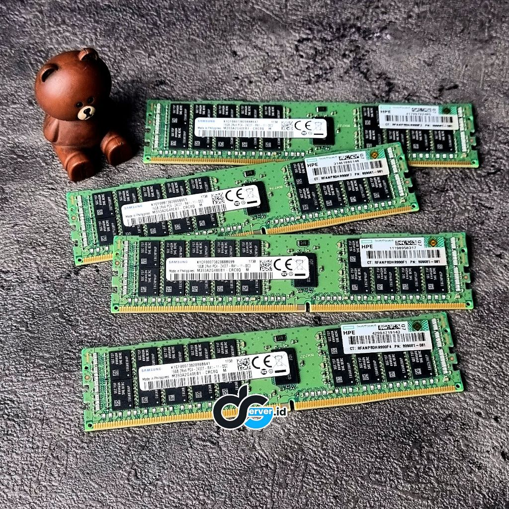 Memory Server 16GB DDR4 2400T 2Rx4 PC4-2400T Samsung HPE