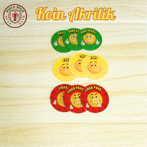 Koin Akrilik kotak saran