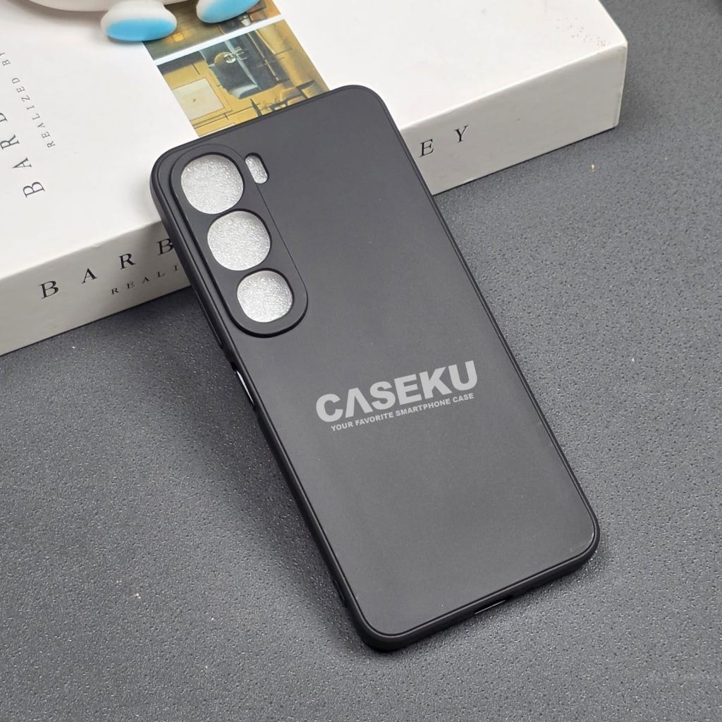 Vivo Y21D Softcase Macaron Square Black / Case Square Edge Case Vivo Y21D