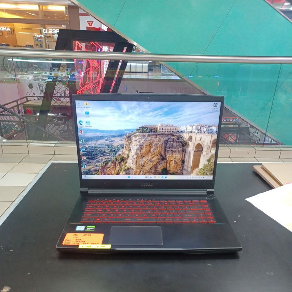 laptop msi gf63 thin 9RCX core i5 9300H ram 8gb ssd 256gb gtx 1050ti 1111