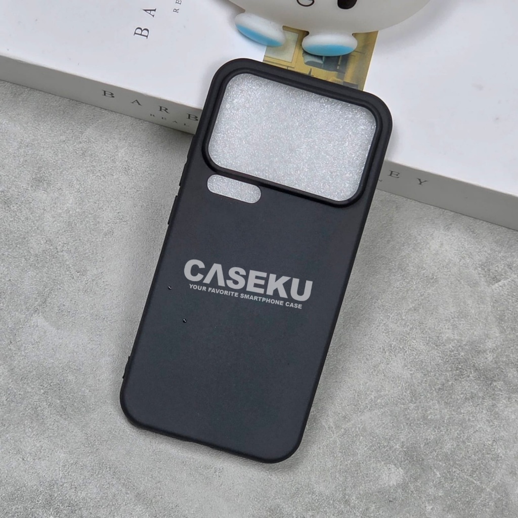 Case Xiaomi 17 Pro Xiaomi 17 Pro Max Case Softcase Candy Macaron Square Black Polos Case Xiaomi 17 P