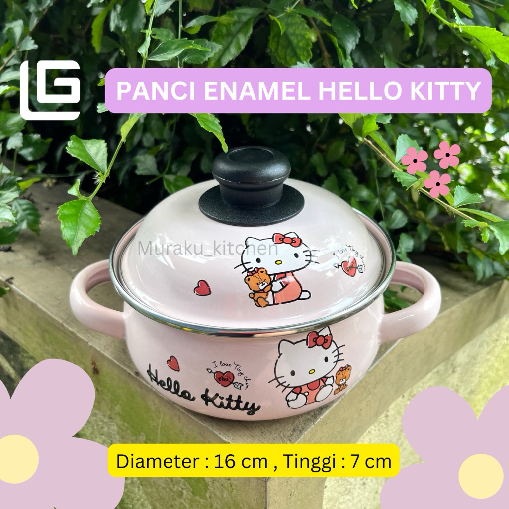 PANCI ENAMEL HELLO KITTY PINK