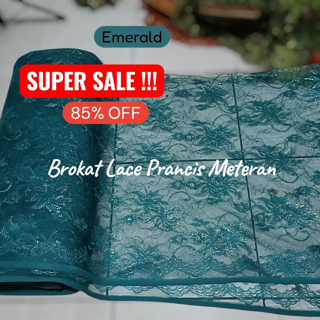 PROMO MURAH  FLASE SALE  Meteran Bakal Kebaya Brukat Brokat Prancis Lace Meteran Bahan kain Kebaya B