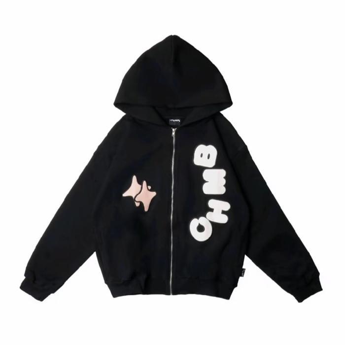 Hoodie/Zipper Boxy CHMB [ORIGINAL 100%] - sensiasonal bk