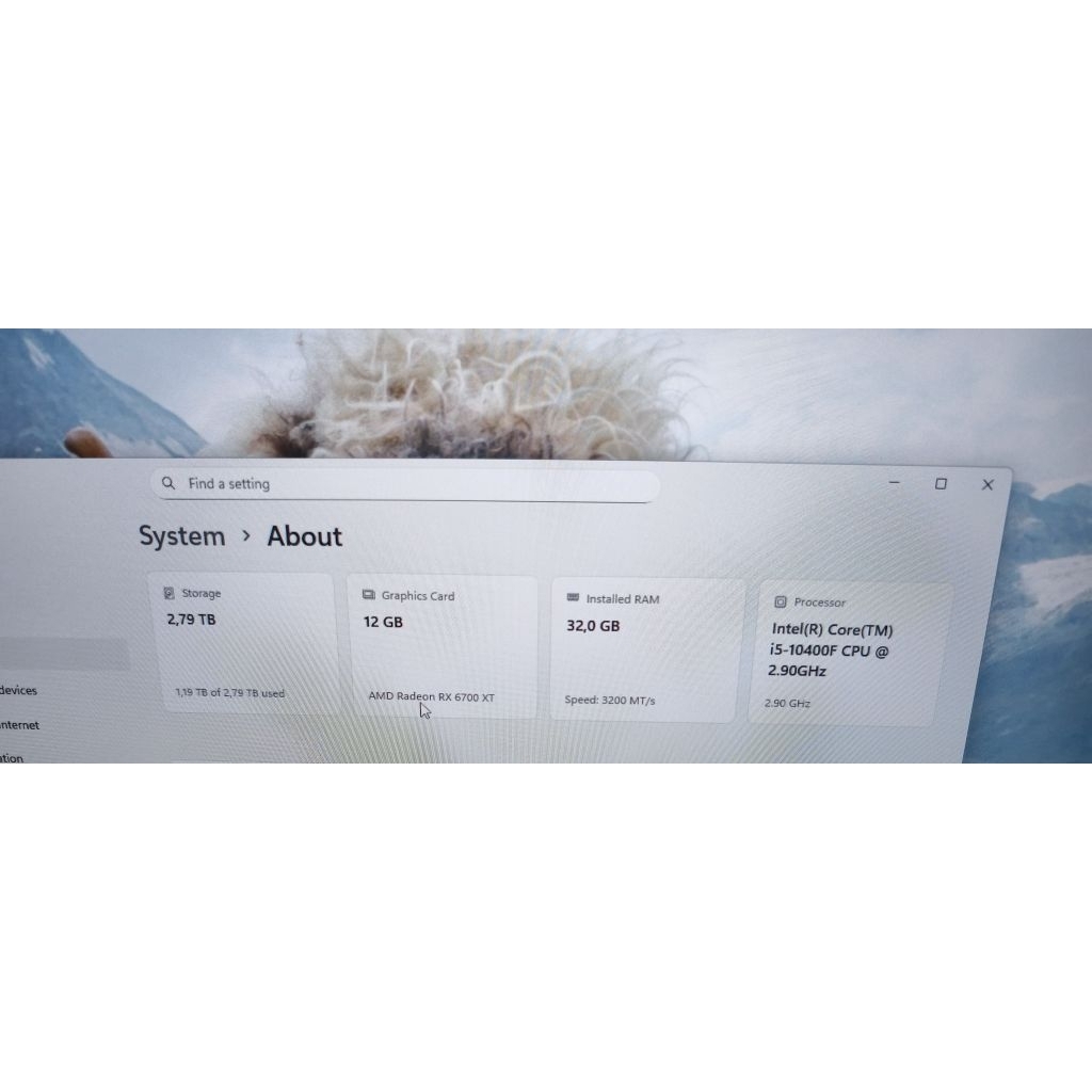 rx 6700xt bekas unit only