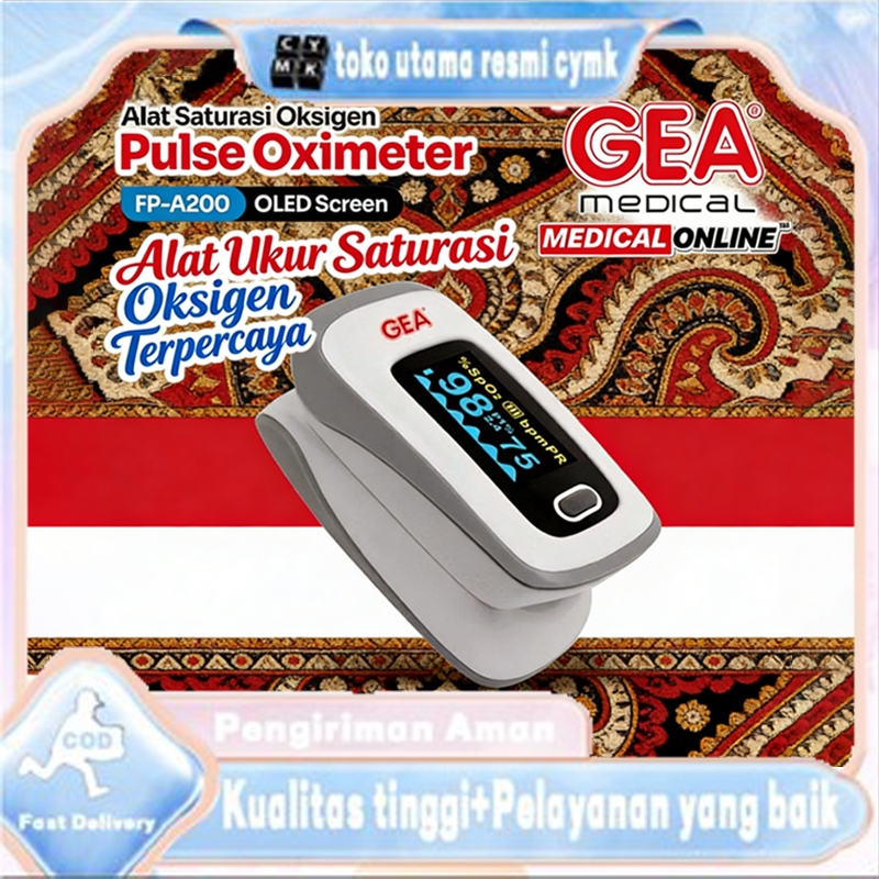 GEA Pulse Oxymeter OLED Alarm FP-A200 Mini