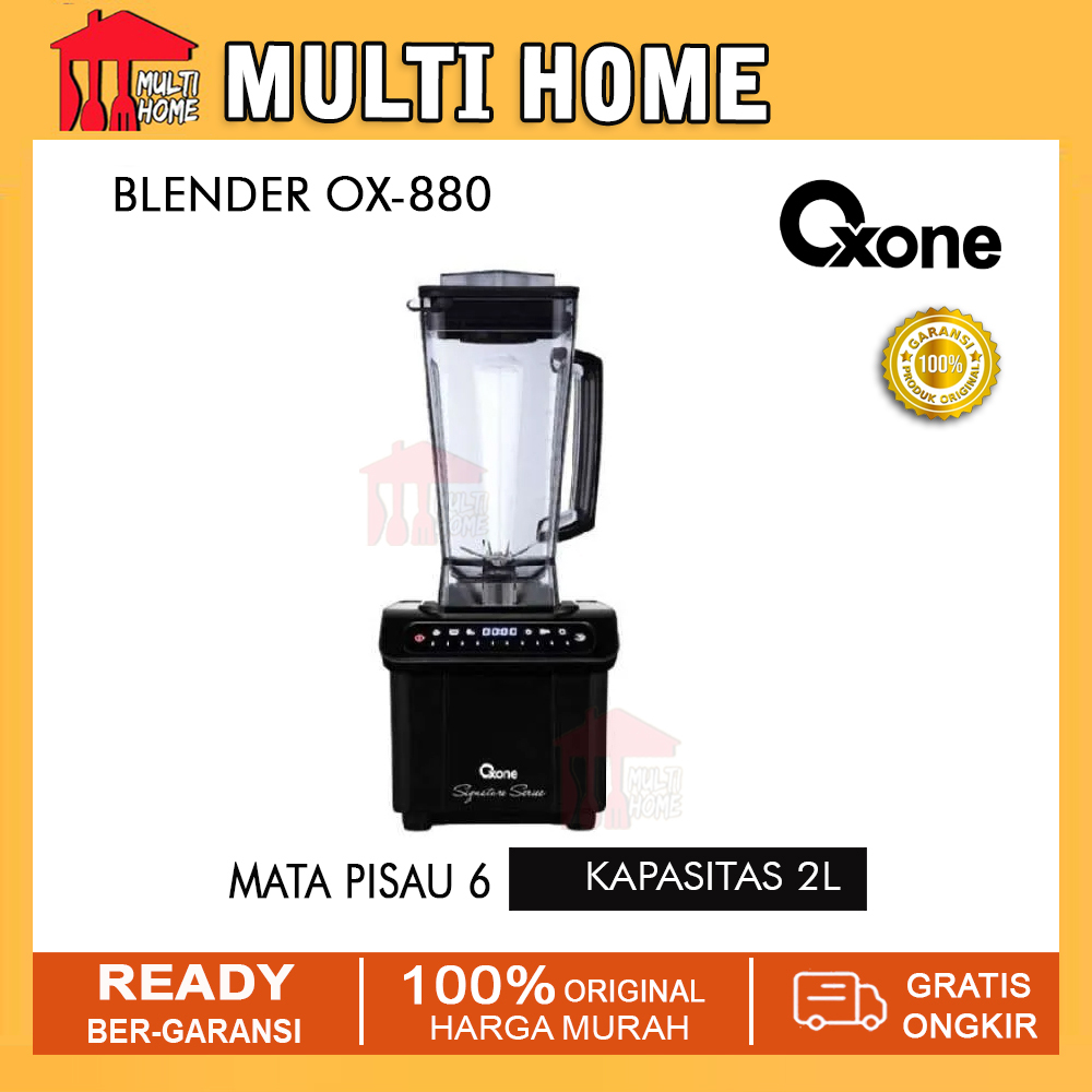 OXONE Power Blender Signature Series OX880 BPA Free 6 Mata Pisau Stainless Steel