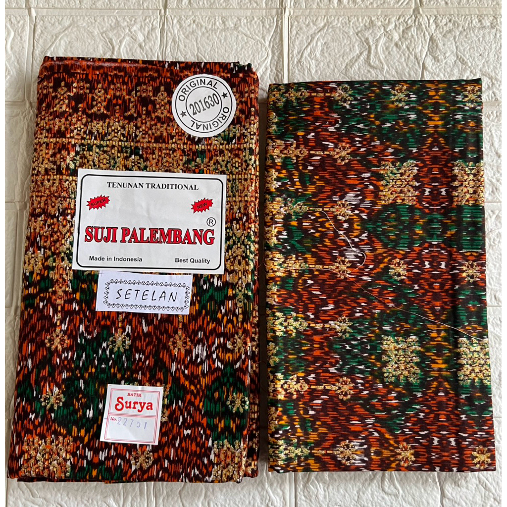 Kain Tenunan Tradisional Suji Palembang (Setelan)