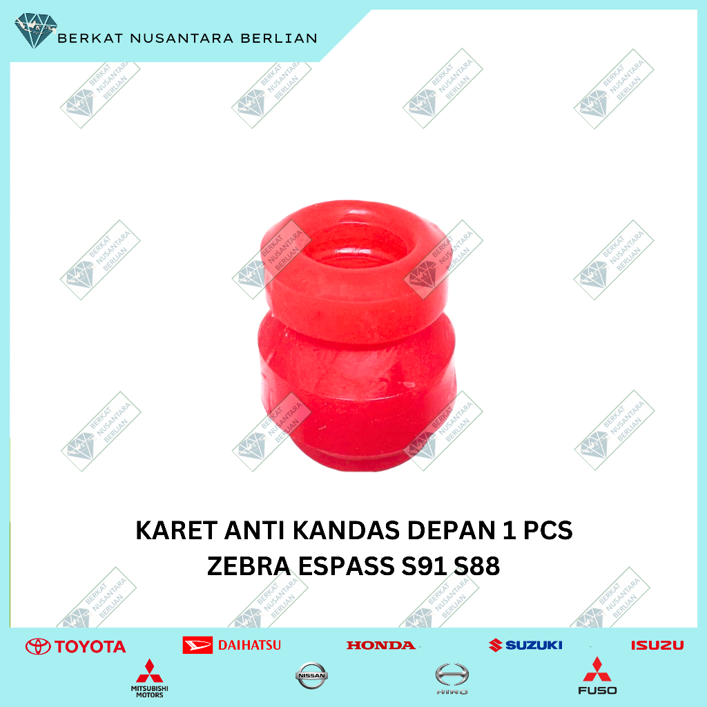 Bumper Spring Stopper Depan Stoper Depan Zebra Espass S88 S91 Merah 525 | 48331-87507