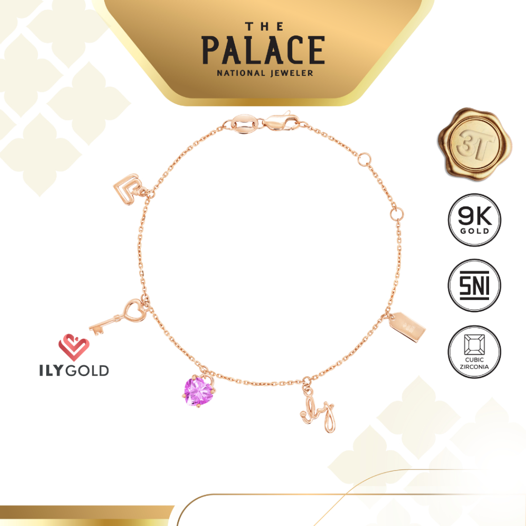ILY GOLD Lovekey - Bracelet / Gelang Tangan