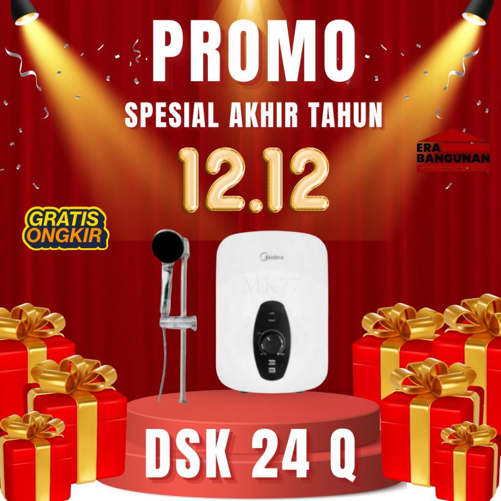 Pemanas Air Instan Listrik Midea DSK-24Q / DSK 24Q - GARANSI RESMI