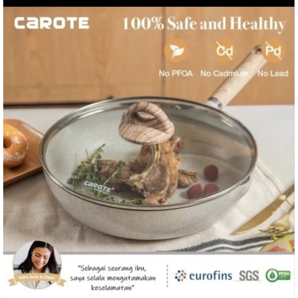 carote Frypan  Granite anti Lengket  uk 28 cm