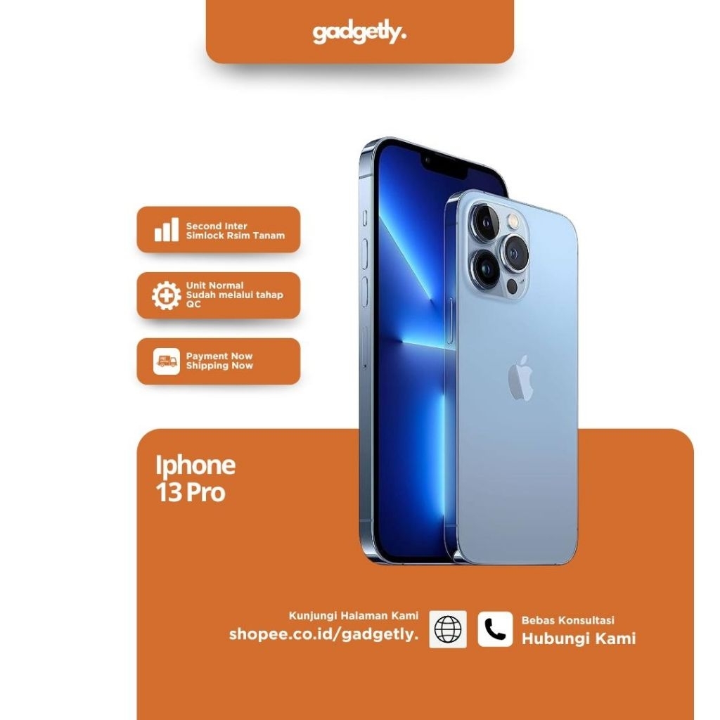 iP 13 Pro Second Inter Original 128GB/256GB