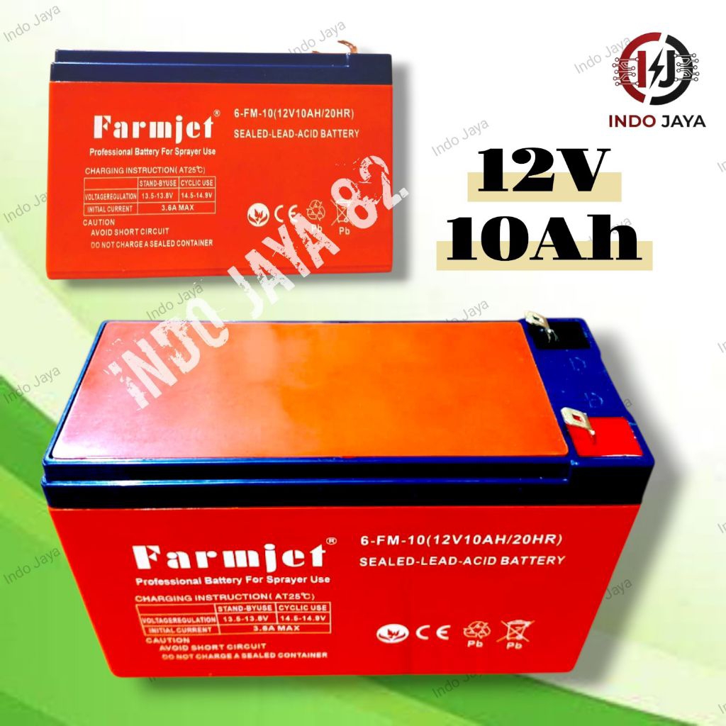 Aki 12V 10Ah Tangki semprot Aki Speaker Portable Aki Kering Aki Sepeda Listrik