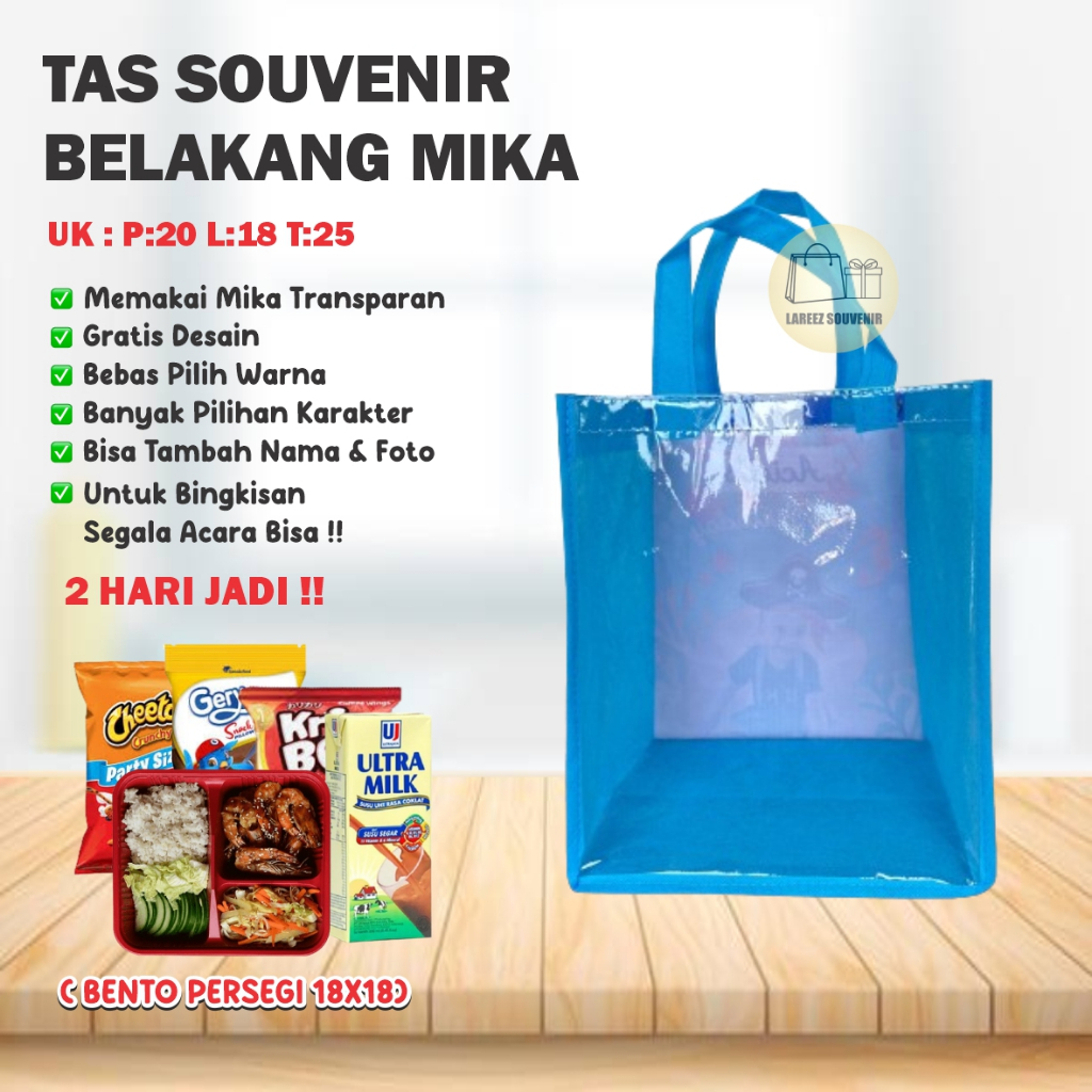 TAS ULTAH CUSTOM POTRAIT BENTO /TAS ULTAH/GOODIEBAG BOX BENTO/BERDIRI BENTO/TAS ULTAH ANAK/TAS ULTAH