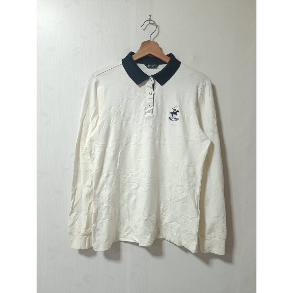 POLO SHIRT BY BEVERLY HILLS POLO CLUB LONG SLEEVE SECOND ORIGINAL