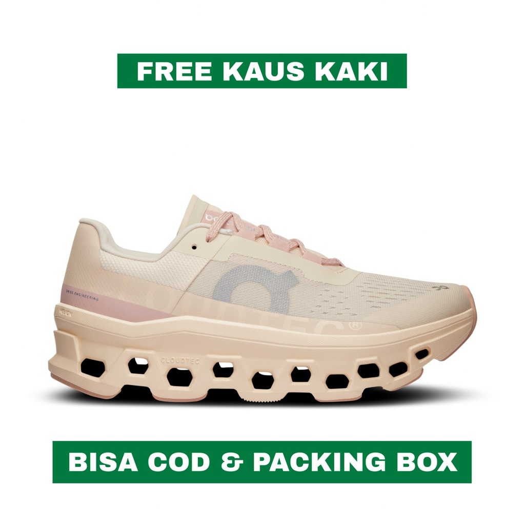 On Cloudmonster Moon Fawn