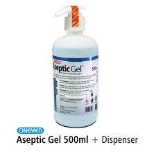 ONEMED ANTISEPTIC GEL BTL 500 ML