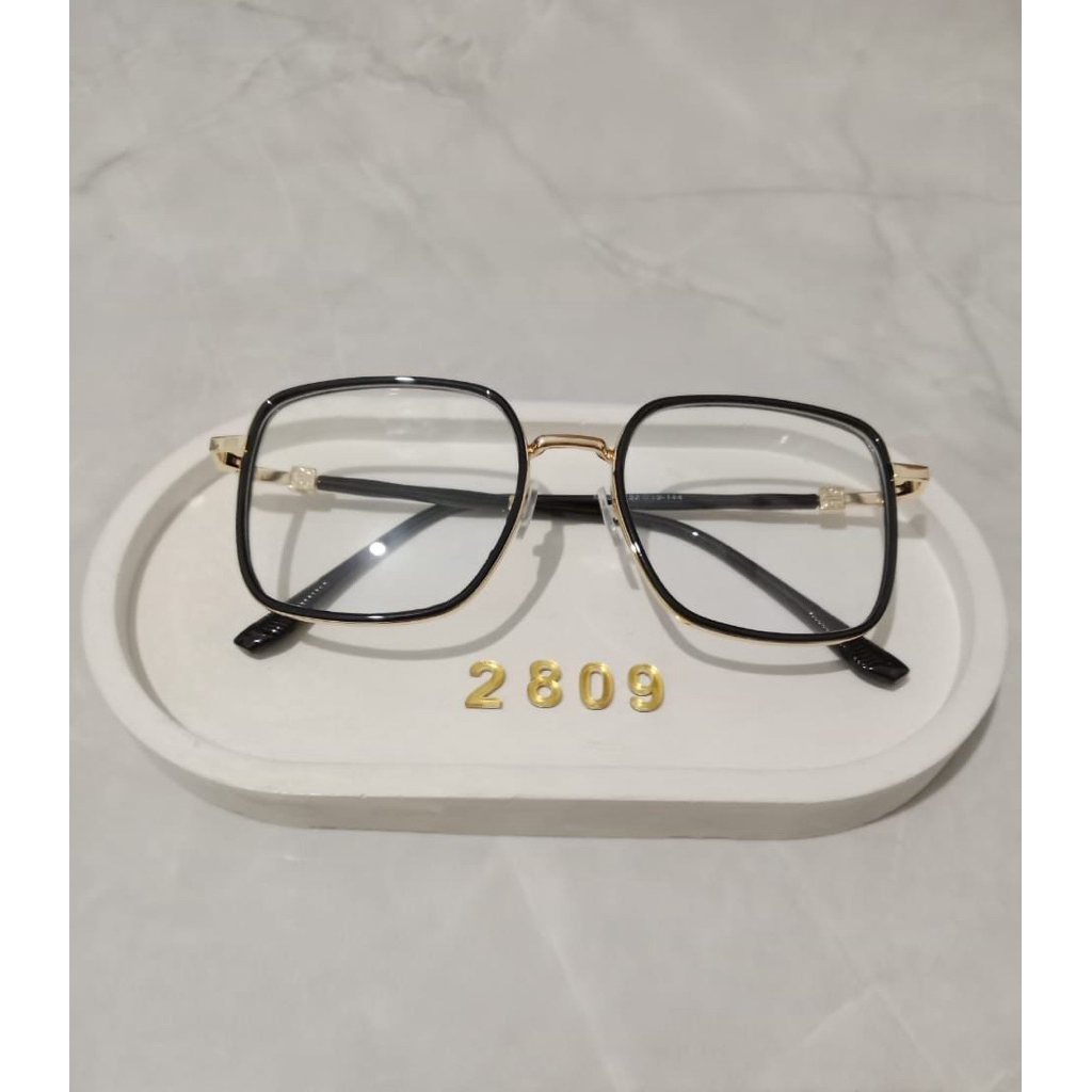 kacamata kotak besar 2809 antiradiasi photocromic blueray