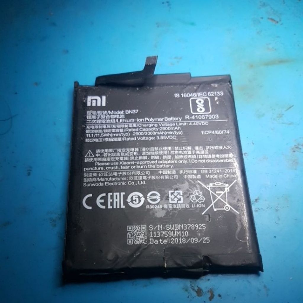 Baterai Xiaomi BN37