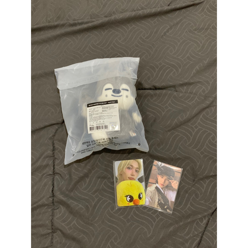 skzoo wolfchan magnet set plushie plush merchandise celebrate dominate pop up hyunjin felix lee know