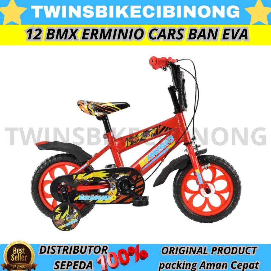 Sepeda Anak 12 Bmx Erminio EVA CARS