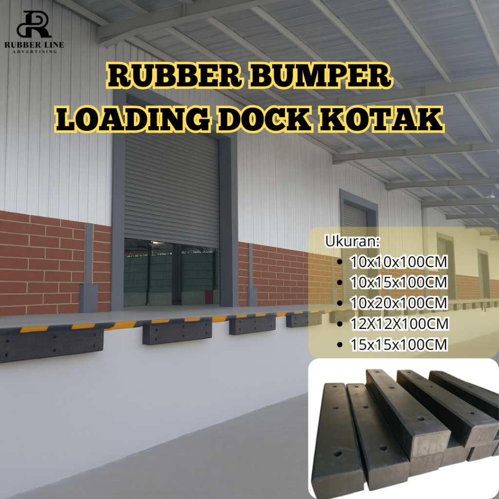 Rubber Bumper Loading Dock Kotak | Karet Bantalan Safety Car