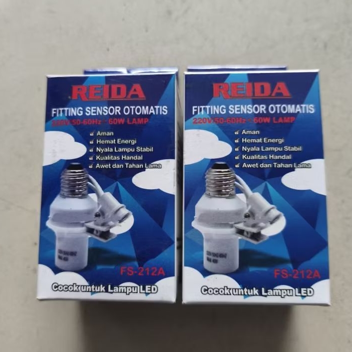 Reida fitting sensor otomatis lampu LED