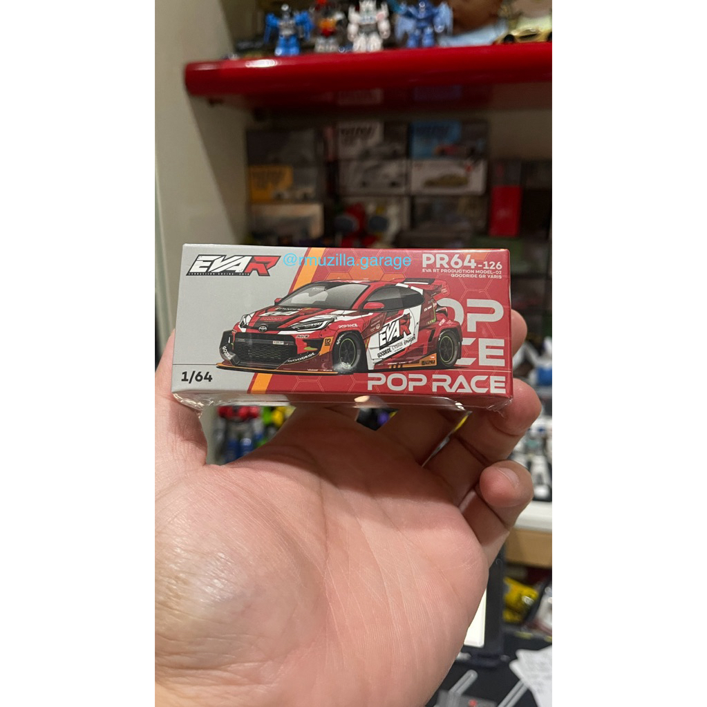 pop race gr yaris eva merah